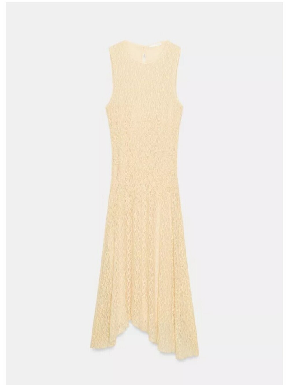 Zara Gathered Lace Midi Dress Is - Picture 12 of 13